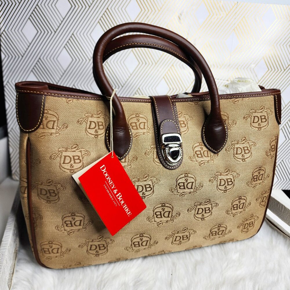Dooney and Bourke Vintage Signature Limited Edition Donegal Crest Satchel